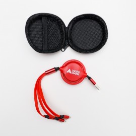 Agrobank Cable Charge in Pouch Bag | Red