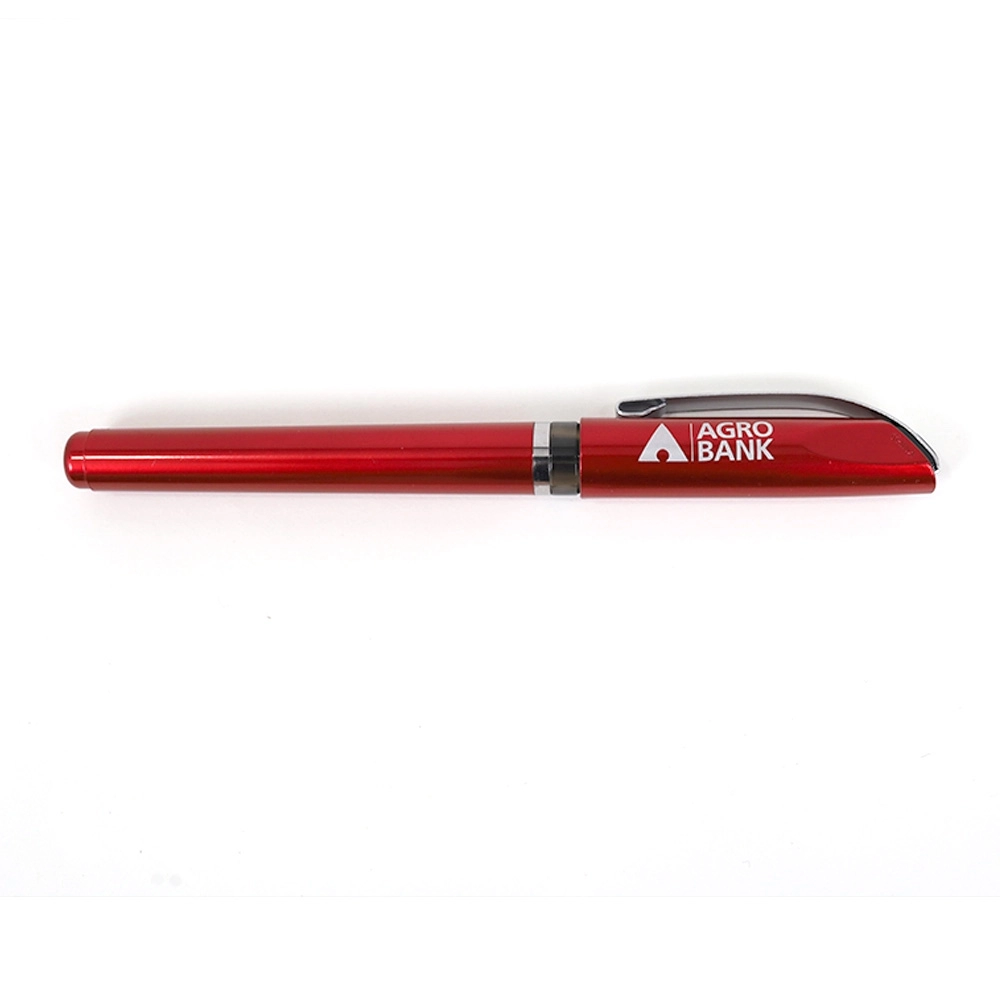 Agrobank Plastic Pen with Cap | Red