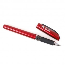 Agrobank Plastic Pen with Cap | Red