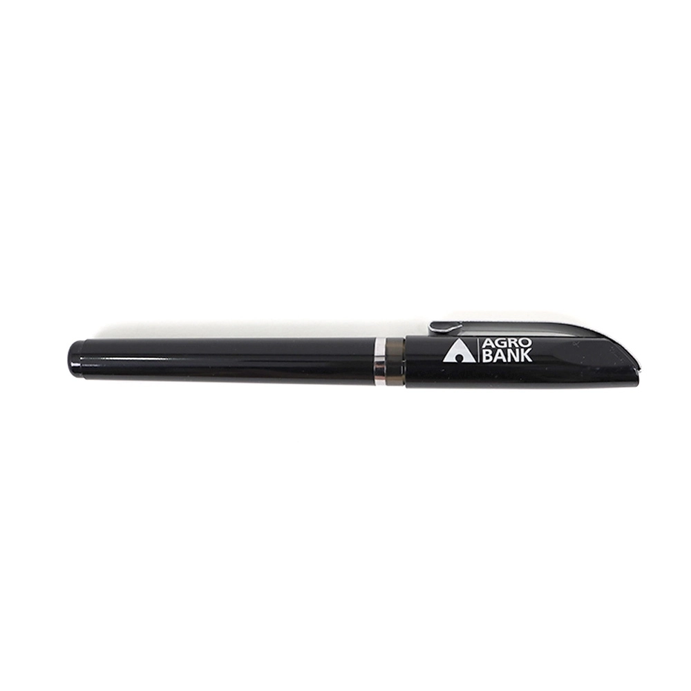 Agrobank Plastic Pen with Cap | Black