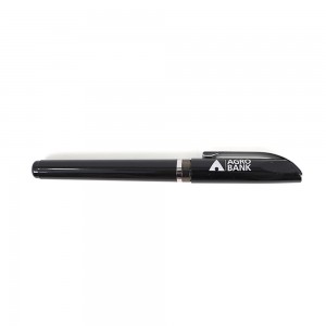 Agrobank Plastic Pen with Cap | Black