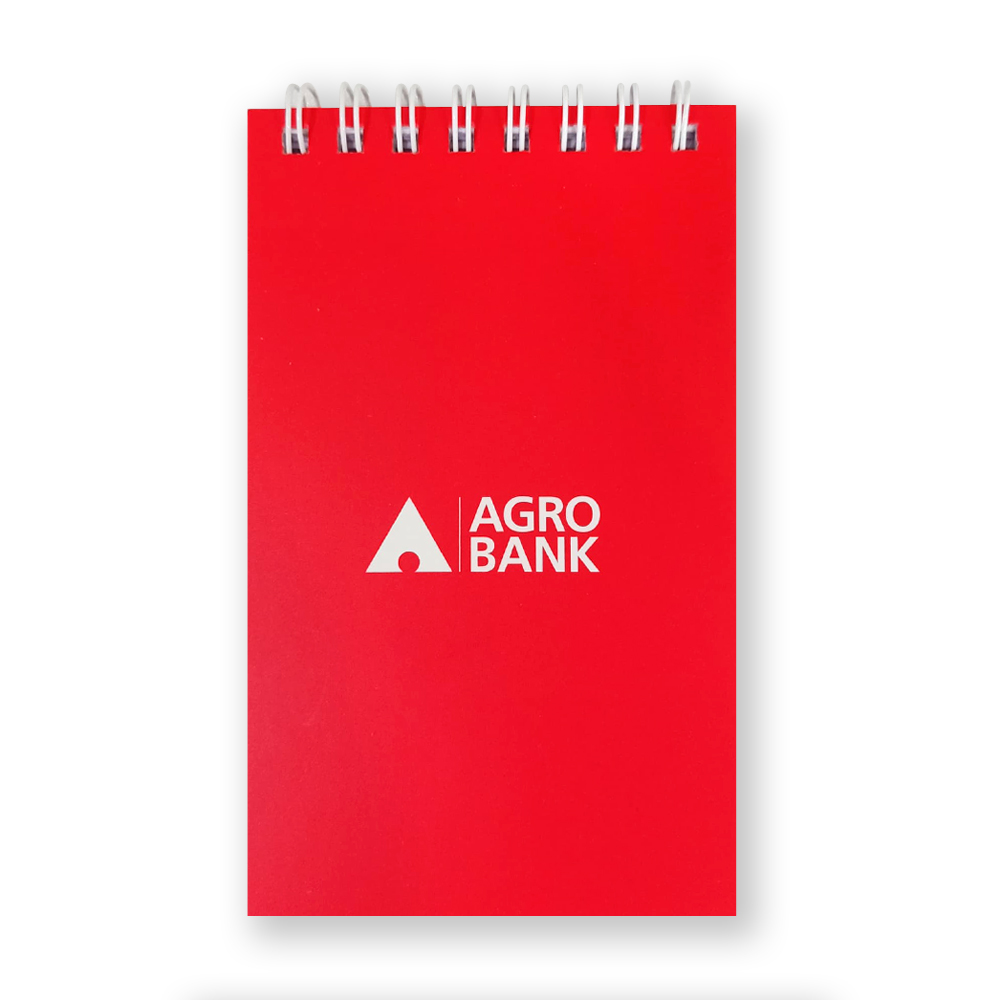 Agrobank Mini Notebook | Red Agrobank Mini Notebook | Red
