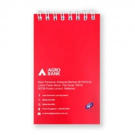 Agrobank Mini Notebook | Red