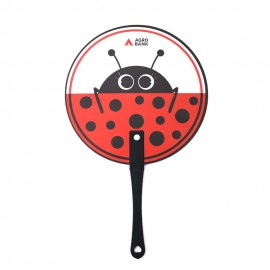 Agrobank Hand Fan | Black Red