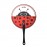 Agrobank Hand Fan | Black Red