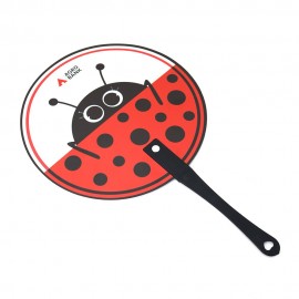 Agrobank Hand Fan | Black Red