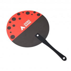 Agrobank Hand Fan | Black Red