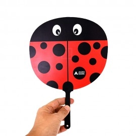 Agrobank Hand Fan | Black Red