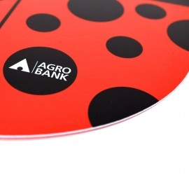 Agrobank Hand Fan | Black Red