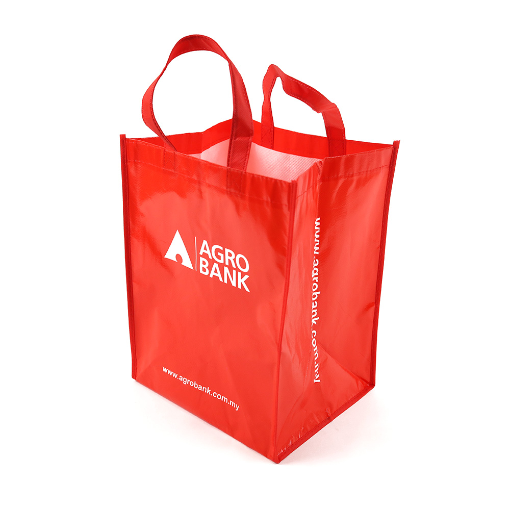 Agrobank Laminated Bag | Red Agrobank Laminated Bag | Red