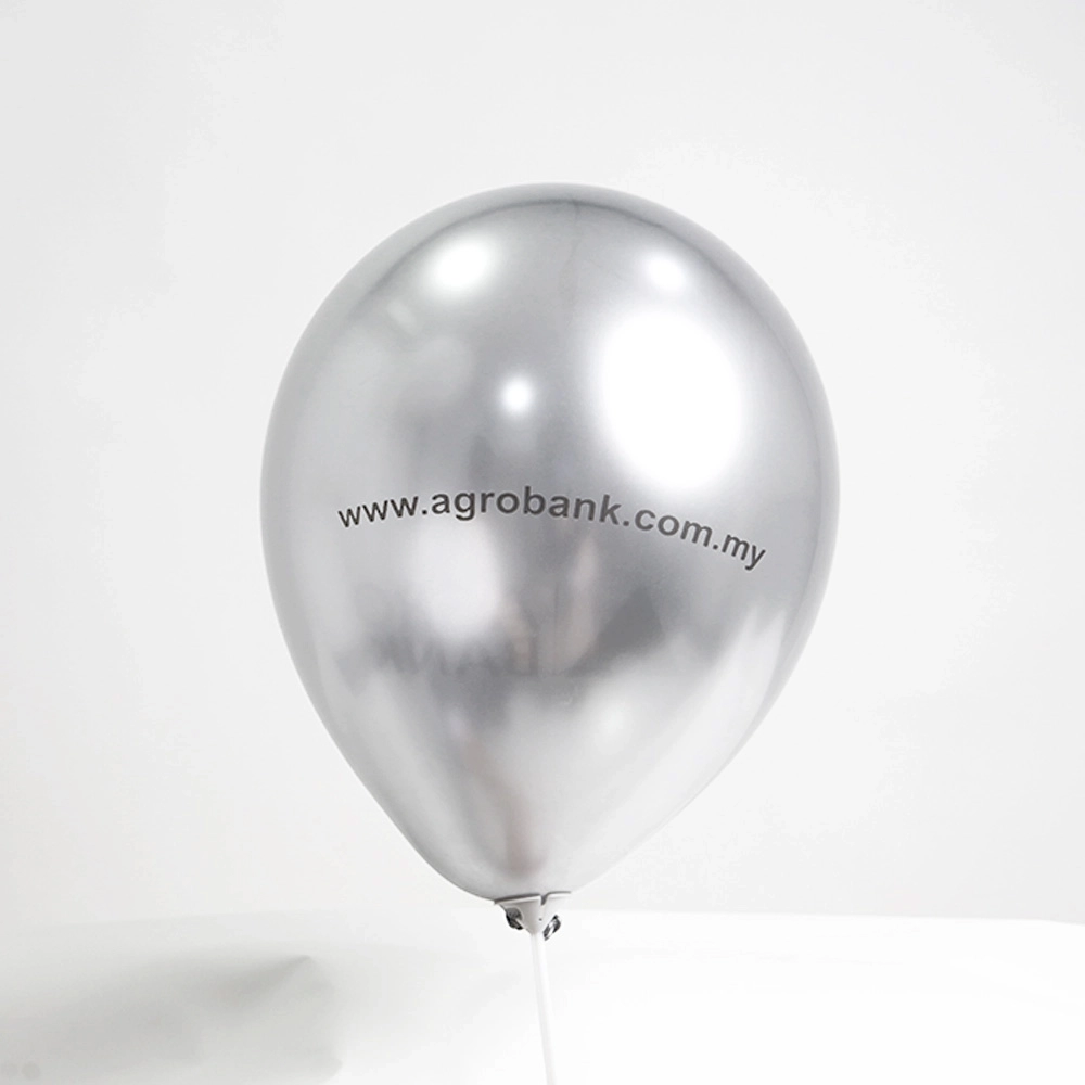 Agrobank Balloon with stick | Sliver