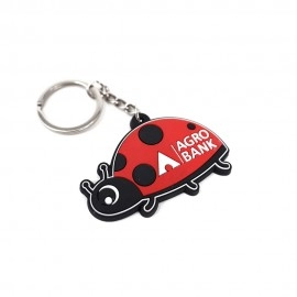 Agrobank Keychain - Customize Rubberized | Red