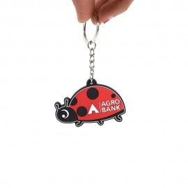 Agrobank Keychain - Customize Rubberized | Red