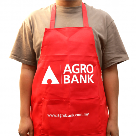 Agrobank Apron | Red
