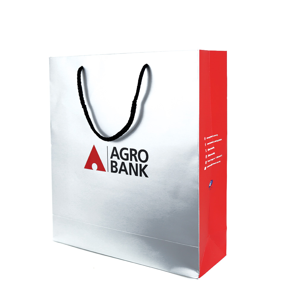 Agrobank Paper Bag Big | White Agrobank Paper Bag Big | White