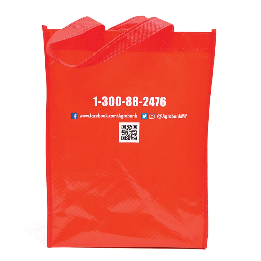 Agrobank Laminated recycled Bag | Red