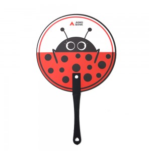 Agrobank Hand Fan | Black Red